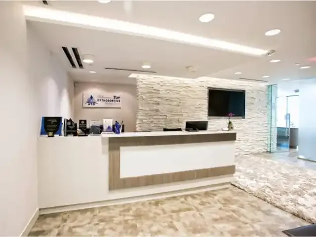 Elite Orthodontics Fall Church Location showing reception area