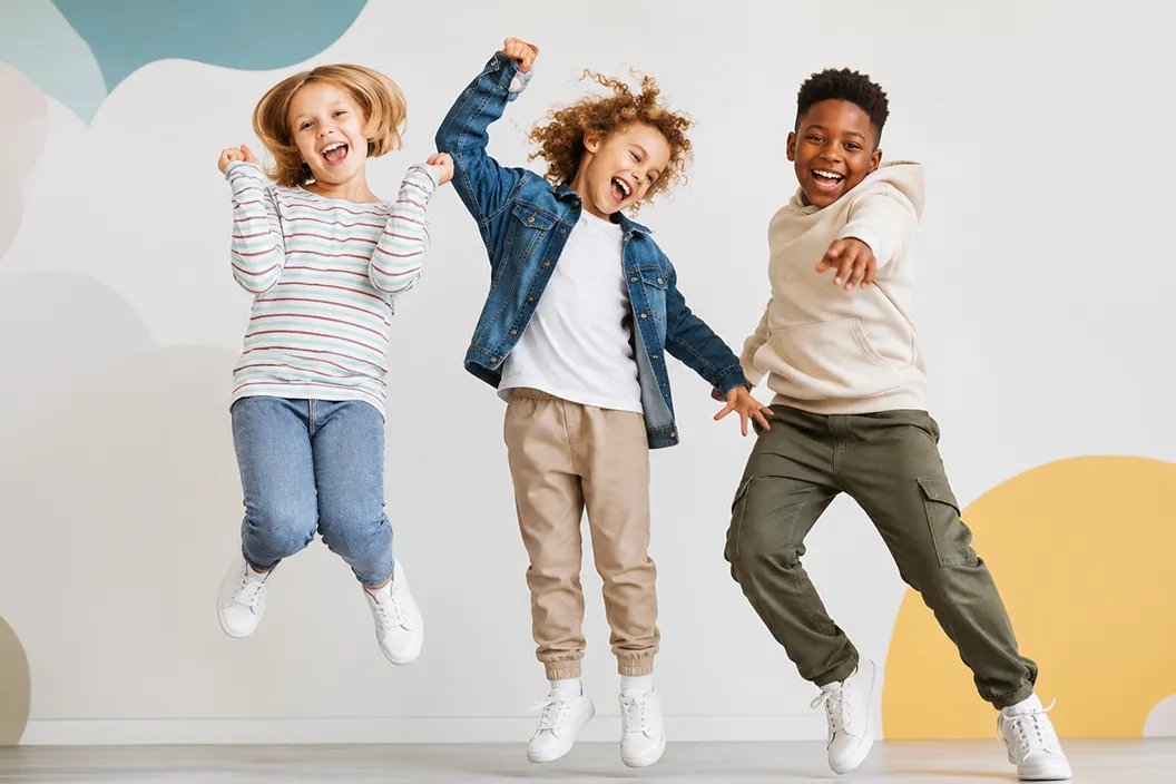 Child receiving orthodontic care